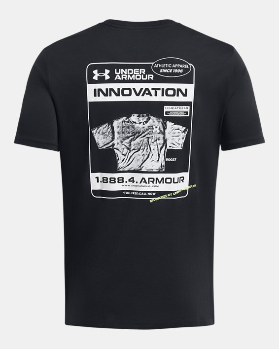 Men's UA Innovation Advert Short Sleeve in Black image number 3